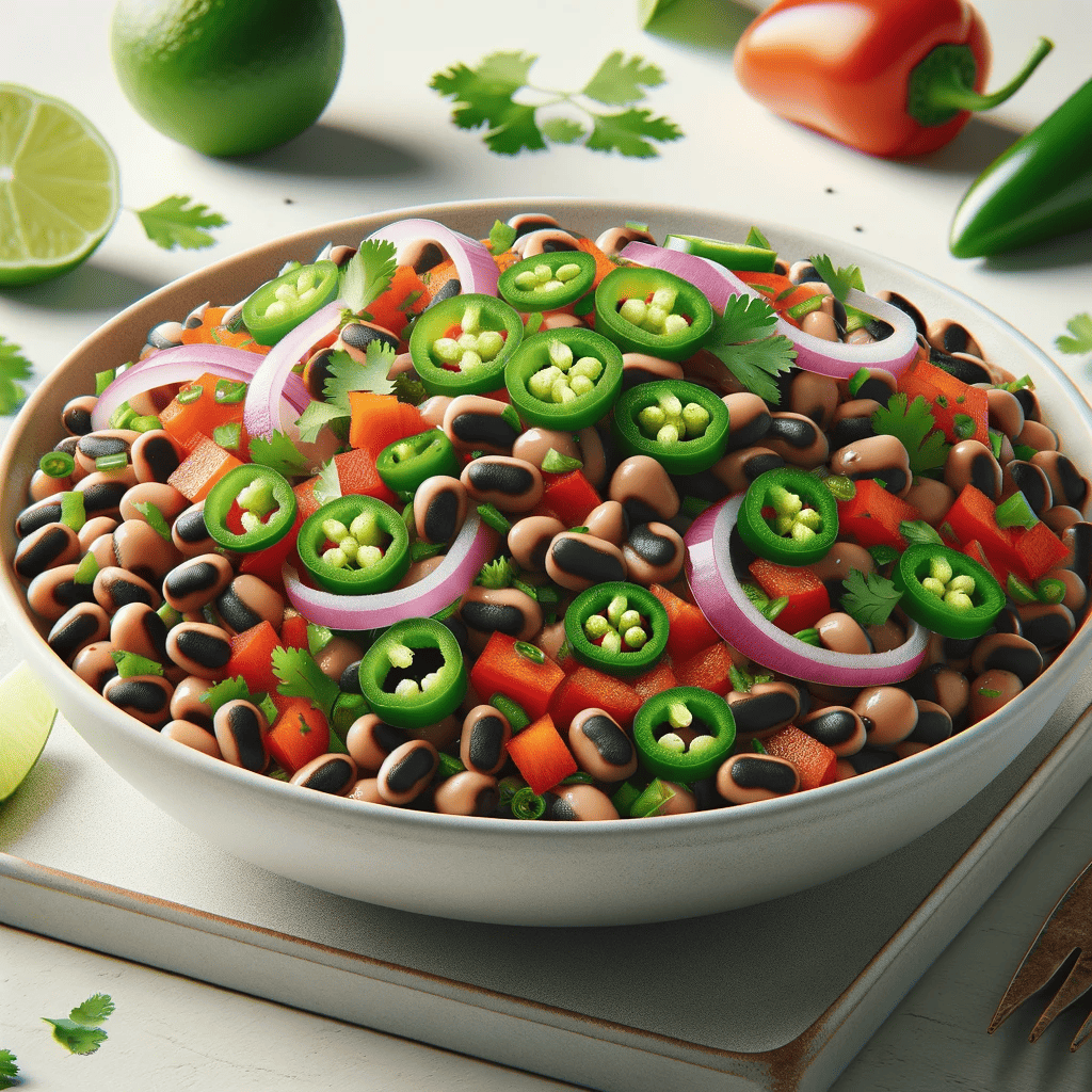 Spicy Black Eyed Peas Salad