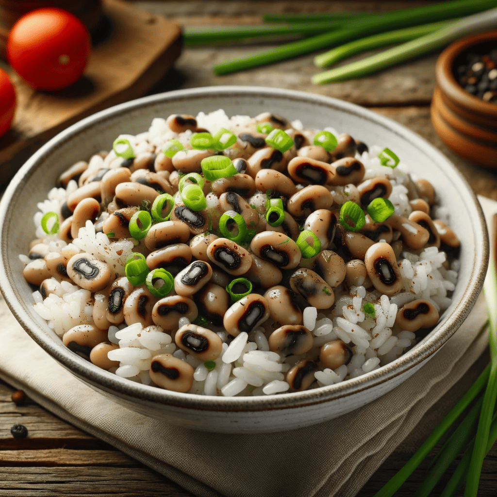 Black Eyed Peas and Rice