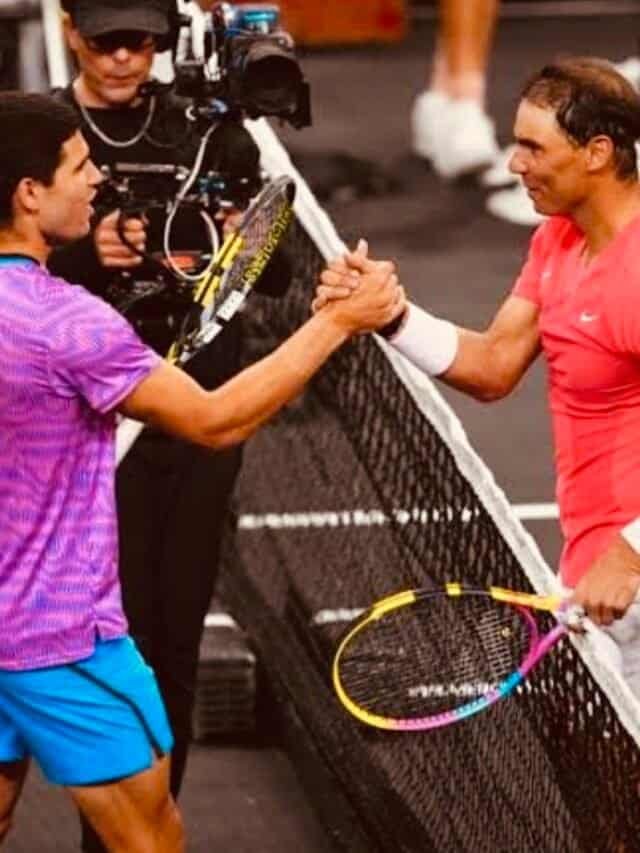 Highlights from the Netflix Slam: Carlos Alcaraz triumphs over Rafael Nadal in an epic showdown between a legend and a rising star in Las Vegas